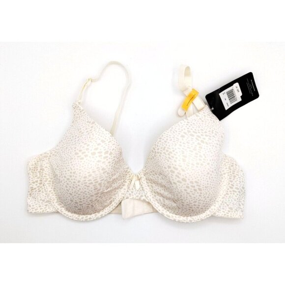 Maidenform Ivory  Underwired T Shirt Bra 38C Convertible Straps NEW - Picture 1 of 3